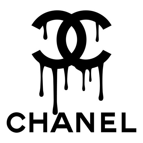 chanel drip logo sweater|Chanel logo dripping fabric.